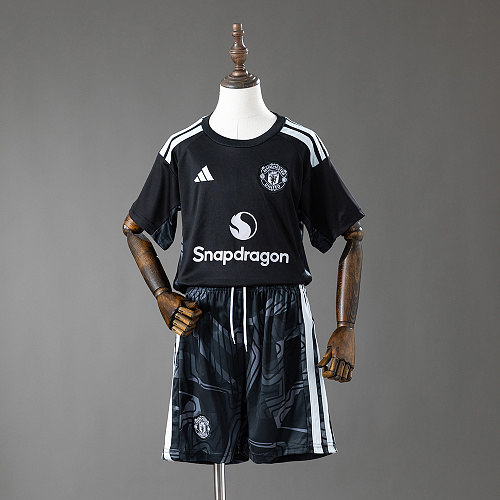 Manchester United 2026/27 Goalkeeper Kit infantil Versão torcedor